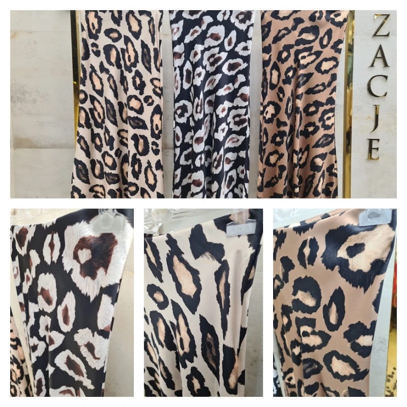 CARMEL spódnica FASHION złoto cętki