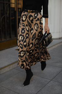 CARMEL spódnica FASHION carmel cętki