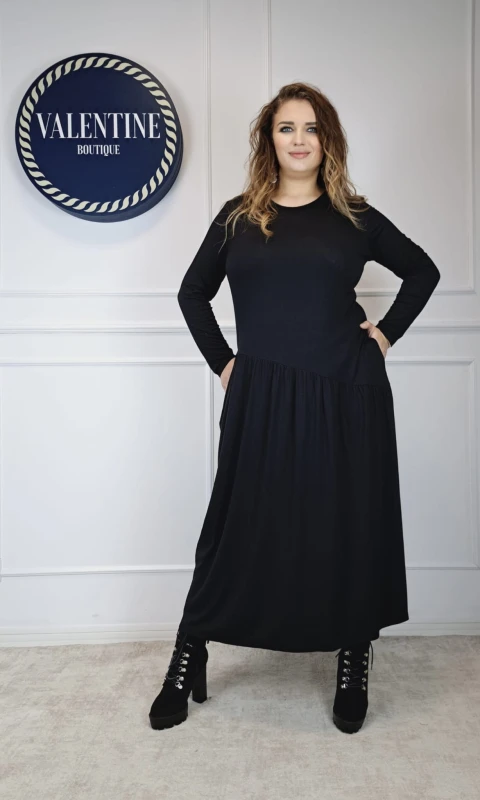 MAKADAMIA Numinou Sukienka NINA (czarna)