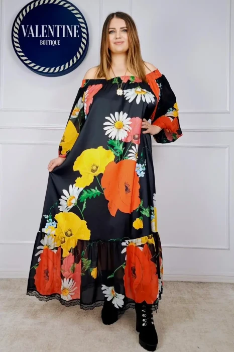 SASHA FERRANO sukienka CAMELIA polne kwiaty