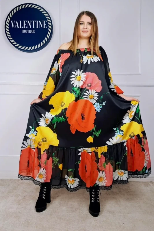 SASHA FERRANO sukienka CAMELIA polne kwiaty