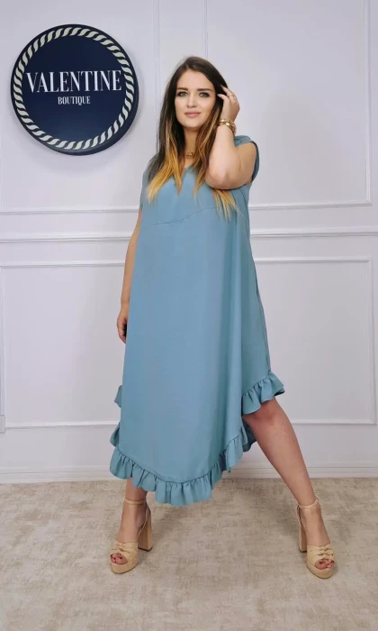 TAFFI Sukienka LEDD morski