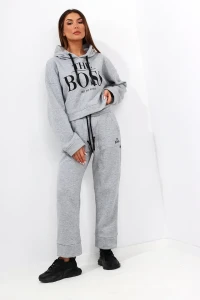 MISS CITY OFFICIAL Spodnie dresowe Boss (szary)