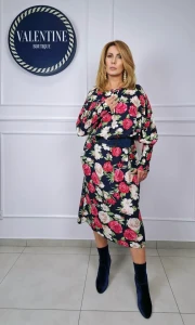 TAFFI Sukienka LIVIO (róże)