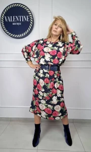 TAFFI Sukienka LIVIO (róże)