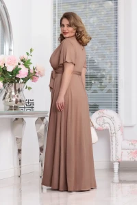 ELIZABETH Sukienka Bella brokat (cappucino)