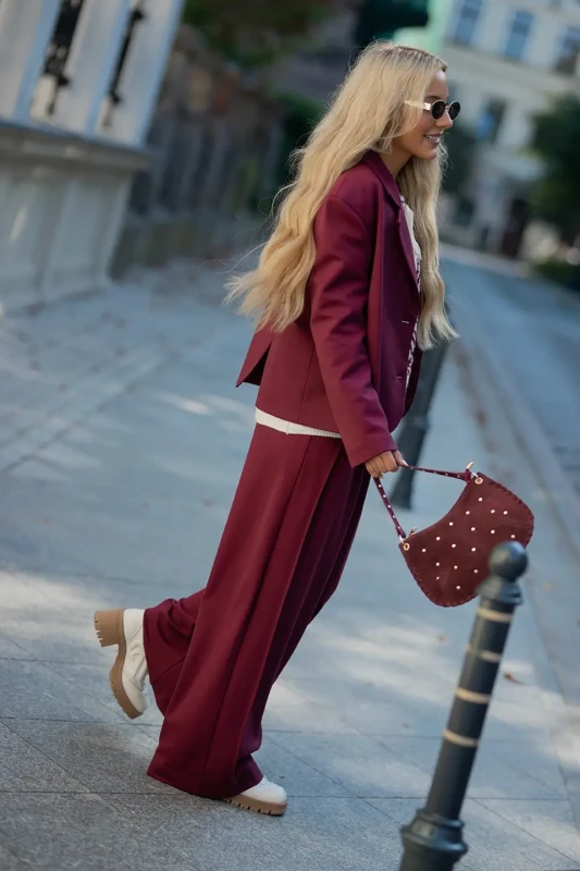 BASTET Marynarka punto model 3078 (bordo)