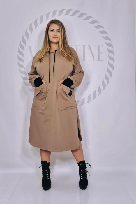 SASHA FERRANO Sukienka PARIS (fango)