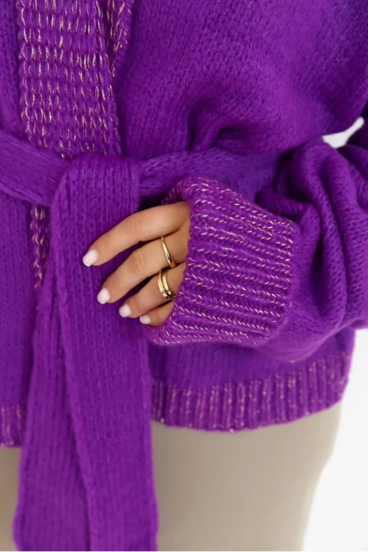 CARMEL Kardigan/Sweter DELICATE (fiolet)
