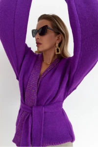 CARMEL Kardigan/Sweter DELICATE (fiolet)