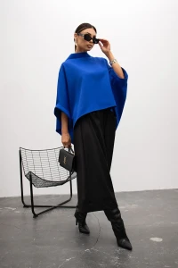 MISS CITY OFFICIAL Bluzka Kimono (niebieski)