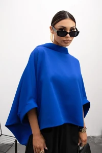 MISS CITY OFFICIAL Bluzka Kimono (niebieski)