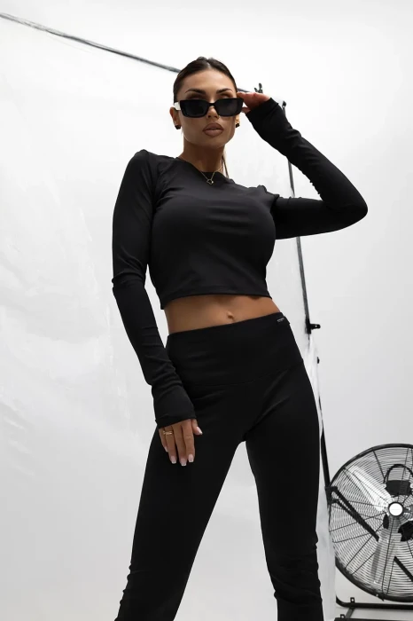 MISS CITY OFFICIAL Damski Longsleeve MissCity Official (czarny)