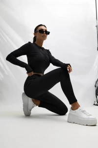MISS CITY OFFICIAL Leginsy MissFit (czarny)