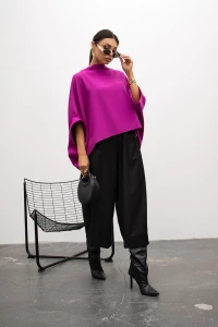 MISS CITY OFFICIAL Bluzka Kimono (fuksja)