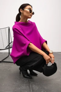 MISS CITY OFFICIAL Bluzka Kimono (fuksja)