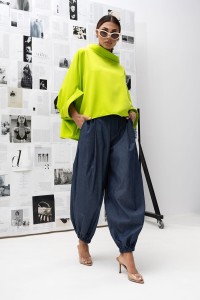 MISS CITY OFFICIAL Damskie Spodnie One Steps (ciemny jeans)