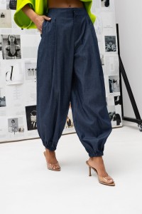 MISS CITY OFFICIAL Damskie Spodnie One Steps (ciemny jeans)