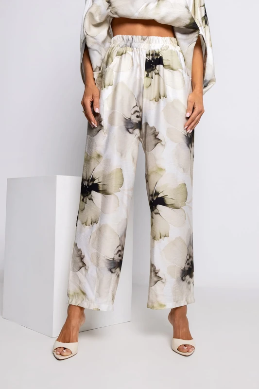 MISS CITY OFFICIAL Damskie Spodnie Orchid (zielony)