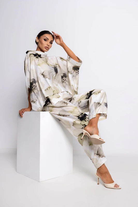 MISS CITY OFFICIAL Damska Bluzka Kimono Orchid (zielony)