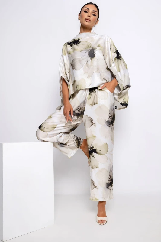 MISS CITY OFFICIAL Damska Bluzka Kimono Orchid (zielony)