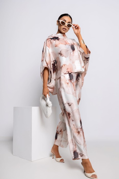 MISS CITY OFFICIAL Damskie Spodnie Orchid (pudrowy róż)
