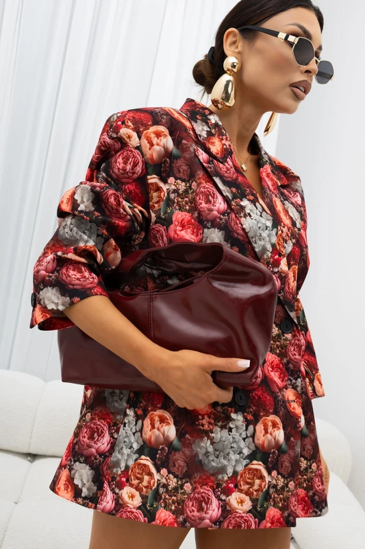 MISS CITY OFFICIAL Damska Marynarka Peony Unique (ciemny róż)